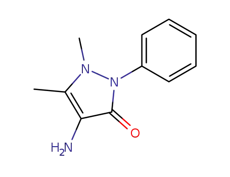 4-amino-2,3-dimethyl-1-phenylpyrazolin-5-one